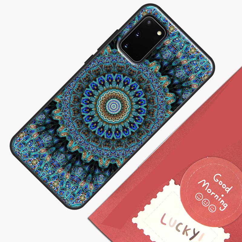 Floral Flower Mandala Design Phone Case For Samsung Galaxy S25 S26 Ultra S20 S21 S22 S23 S24 Plus S9 S10 S25 FE Cover Shell