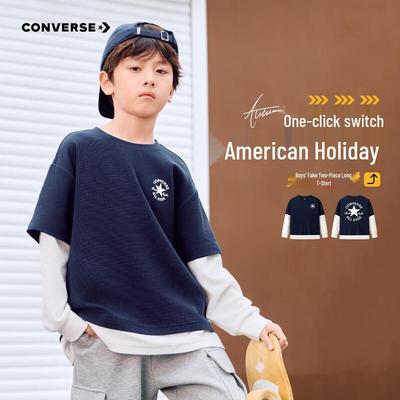 Kids Cotton Layered-Look Long Sleeve T-Shirt