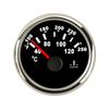Rhaxel 52mm 2'' Digital Water Temp Gauge Temperature Meter 40-120℃ Degree 52mm 9-32V With Red Backlight for SUV Car Boats