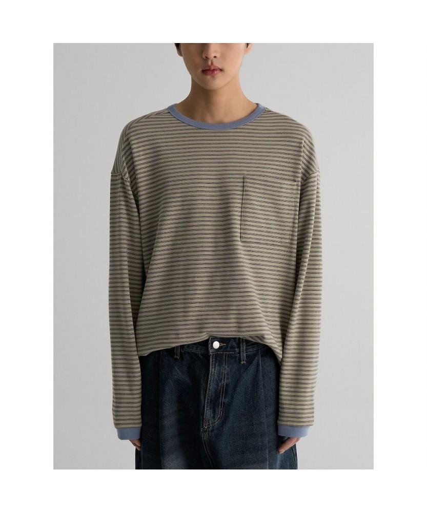 8SECONDS Striped T-Shirt Khaki