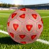 1 Stück Herz-Illusion Größe 5 Fußball Professioneller Spiel-Trainingsfußball Indoor & Outdoor Sportball Leicht Langlebig c65146