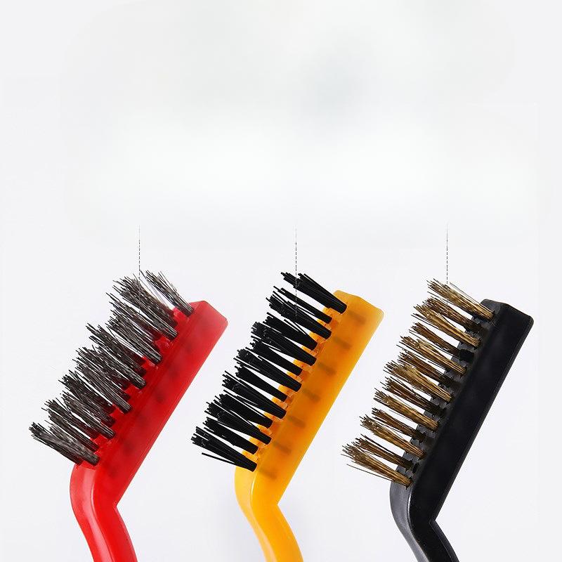 Gas Stove Cleaning Brush, Stove Range Hood Cleaning Brush, Household Kitchen Dead Corner Decontamination Cleaning Set, Wire Brush