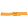 Watch Strap - MY-MONTRE - 18mm Compatible Garmin - Orange - Ultra-soft Silicone - Quick Release Clasp