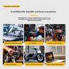 T-Type Socket Wrench Set, T-Shaped Extended Hex Wrench, Rubber-Coated Car And Motorcycle Tire Repair Tools