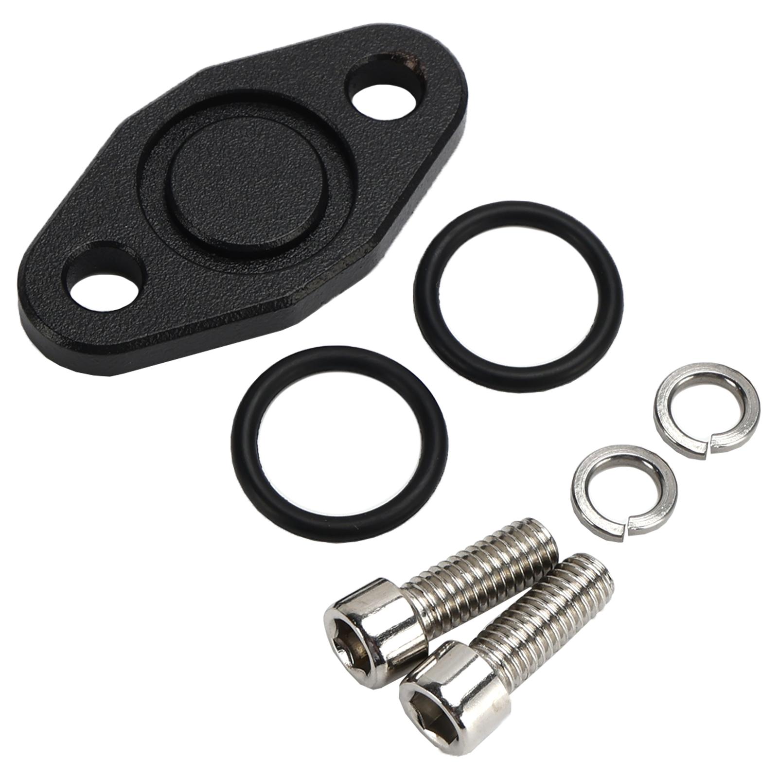 

1.8T Engine SAI Delete Block Off Plate Exhaust Accessory for Volkswagen Mk4 1.8T engine чорний