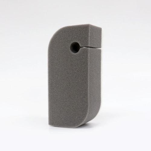 Towa Sangyo Ag Antibacterial Bath Sponges, Suppress Bacteria Growth, Made in Japan, Gray, Approx. 7.6 x 4.5 x 15.8 cm, Set of 5