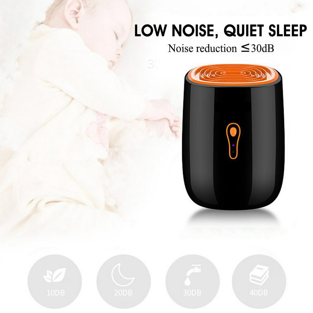 800ML Low Noise Dehumidifier Mini Portable Dryer Anti-Mildew Purification 25W Portable Cleaning Device Air Dryer Moisture