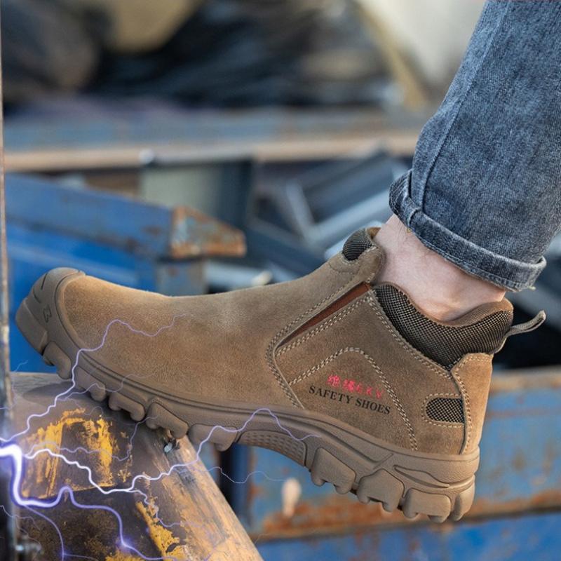 Insulation Men Work Boots Puncture-Proof Safety Shoes Steel Toe Welder Protective Shoes Indestructible Shoes