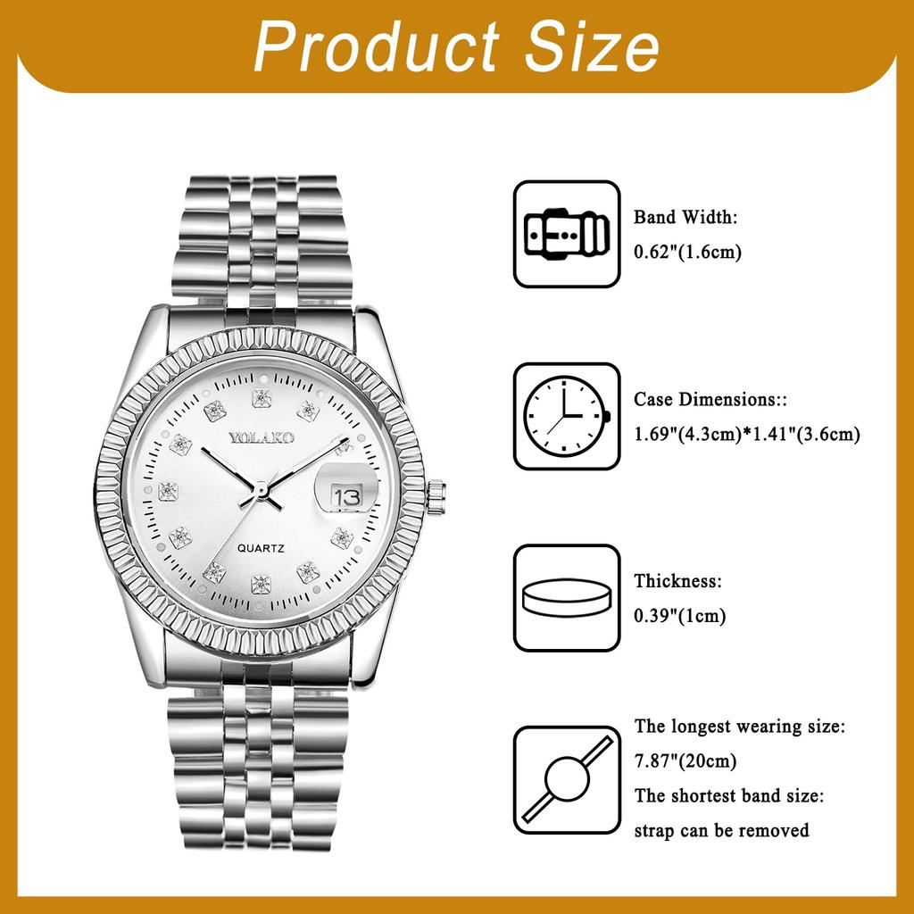 Men's Stainless Steel Watch with 3ATM Water Resistance and Analog Display: Simple and Stylish Quartz Watch in Silver - A Fashionable Gift for
