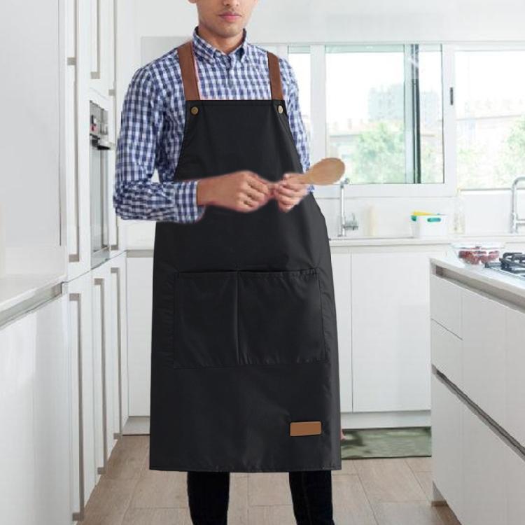 Comfortable Waterproof Kitchen Waist Apron Protects Against Oil Splashes for Kitchen Staff Home Food Processors