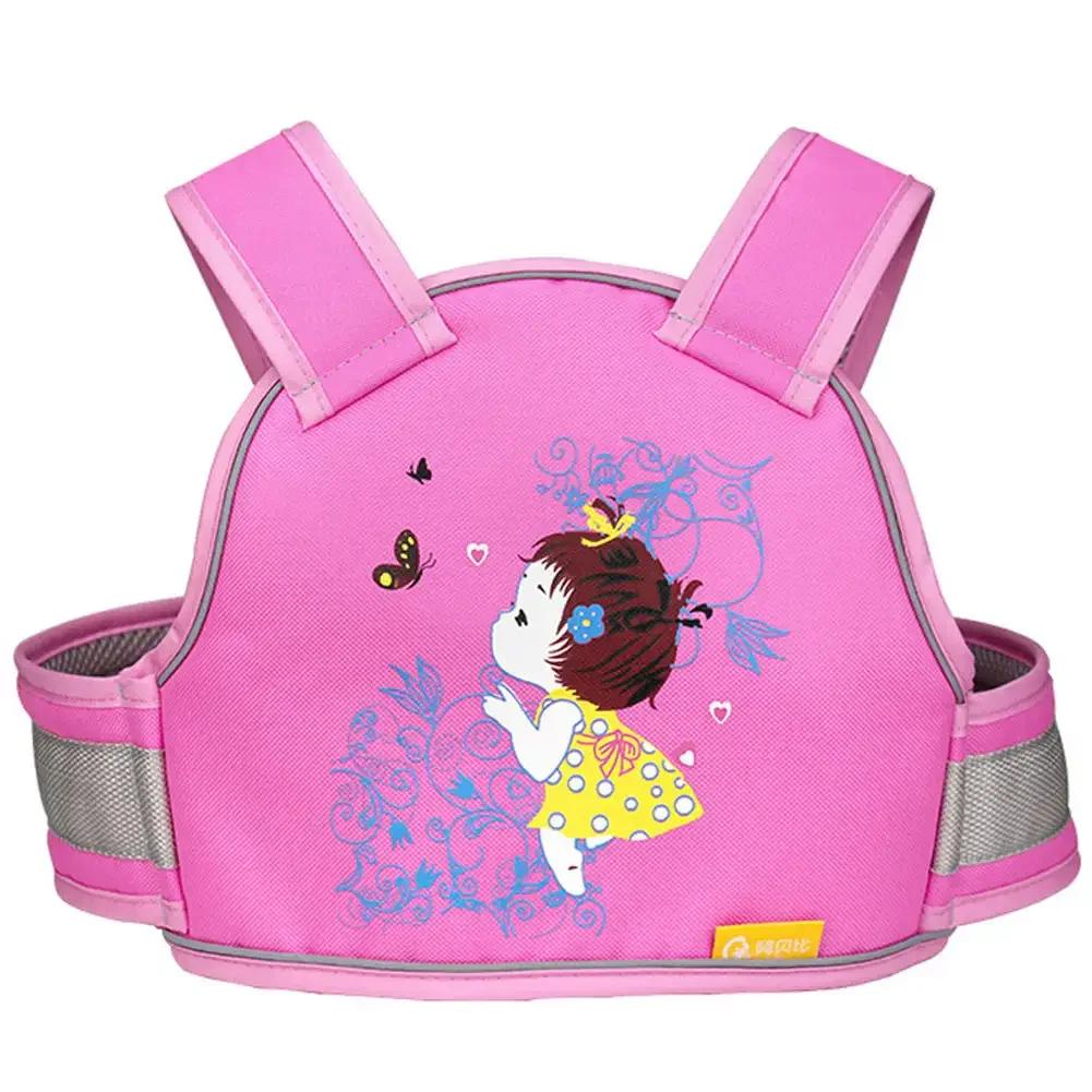 Universal Motorcycle Safety Belt Adjustable High Strength Seat Belt Reflective Strap Non-Slip Kids Seat Harness for Children