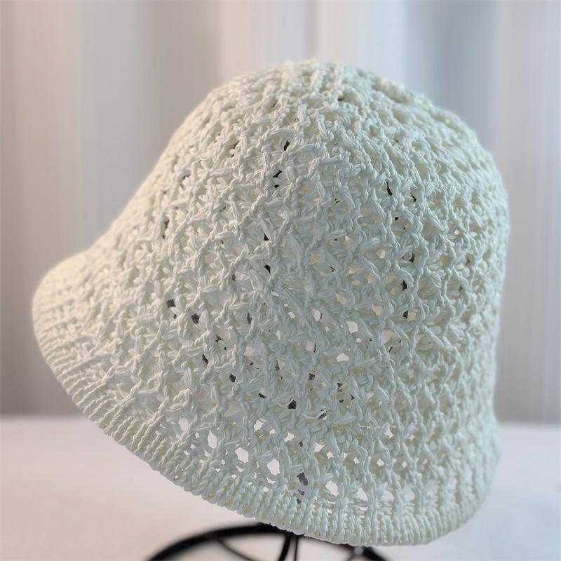 Chapeau seau creux d'été pour femmes, chapeau respirant, protection solaire, chapeau seau tendance, chapeau de voyage