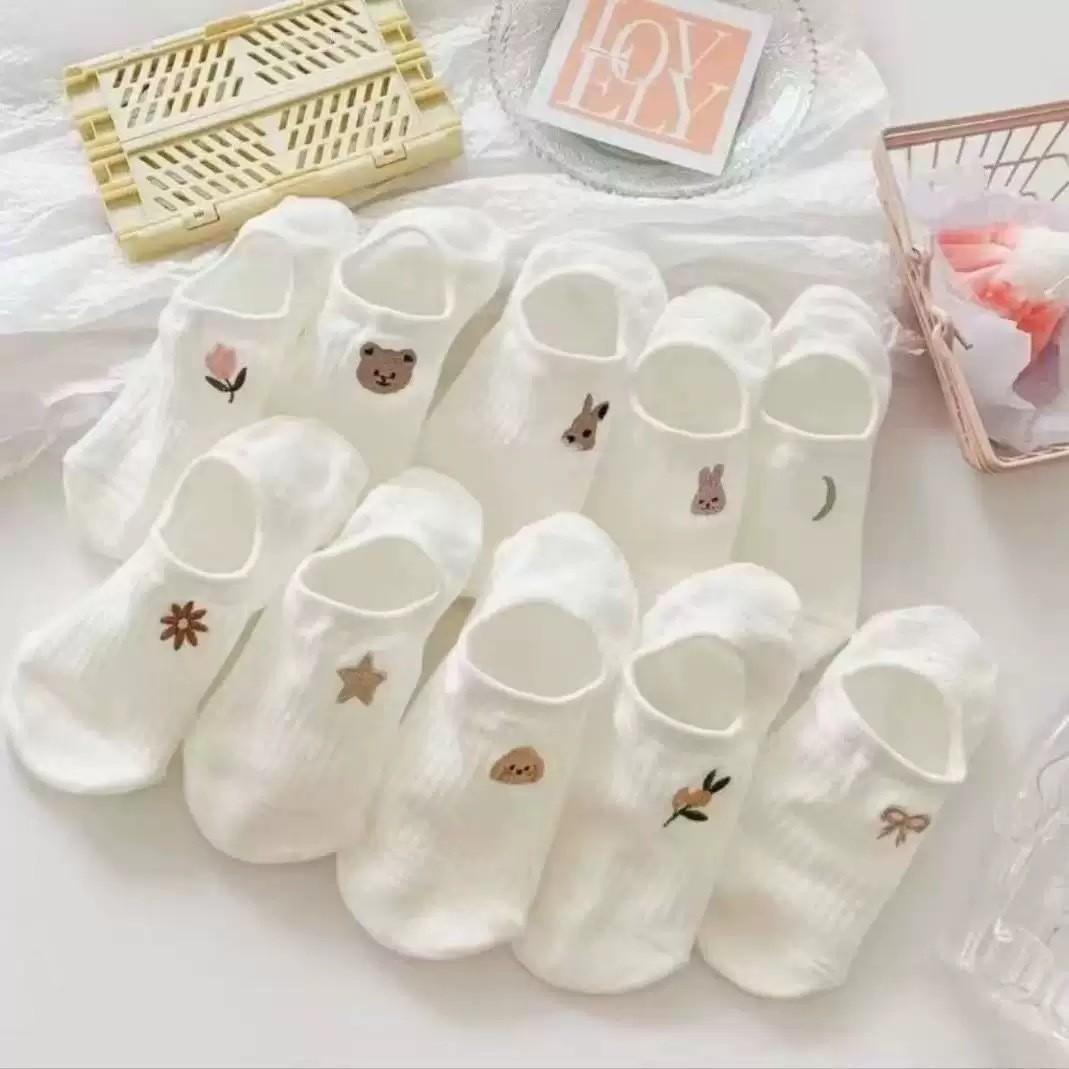 

Мужские однотонные хлопковые носки - комплект из 10 пар One Size