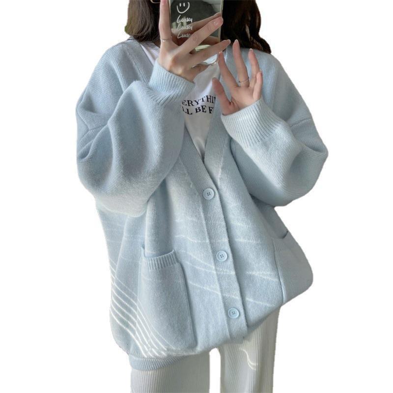 2024 Korean Soft Knit Pastel Cardigan: Spring & Fall Fashion for Women