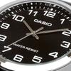 Casio MTP-V001L-1B Analog Quartz Men's Watch Silver Black Simple Packaging