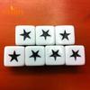 Left Right Center Dice - 5Pcs, Six Sided 16mm Standard Size Acrylic Dice, Easy To Grip, Game Dice Games Accessories