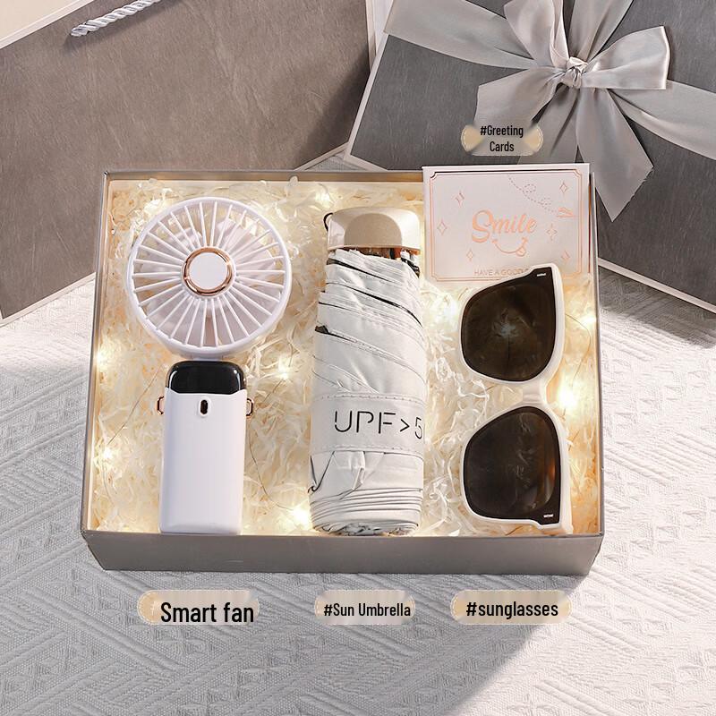 A1 Cooling Gift Set 17 Mini Fan + Umbrella + Sunglasses