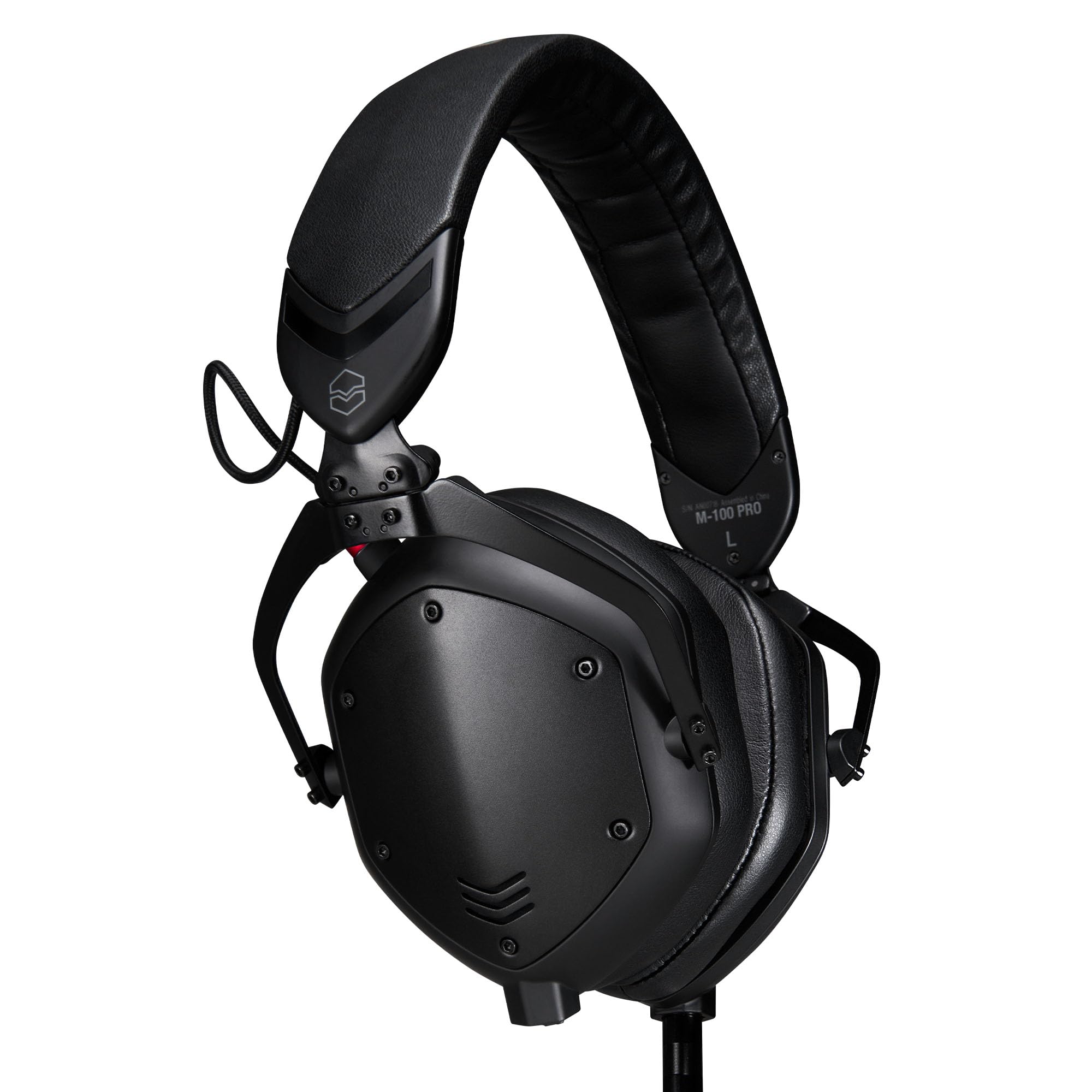 

PRO DJ Monitor Audio Wired Connection Black [V-Moda] V-Moda M-100 Headphones, High-Resolution Compatible, Only, чорний