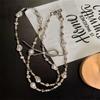 Silver Pearl Bow Diamond Ball Phone Lanyard With Pvc Strap For Women And Men