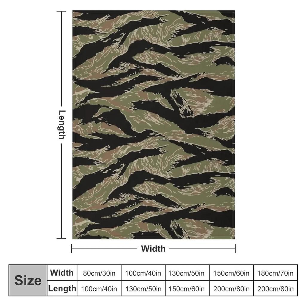 Tigerstreifen Camo Überwurf Decke Babydecke Anime Lockere Decke