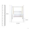 /12 Exquisite Miniature Wooden Porch Swing for Garden Doll Craft Kids Pretend Play Toy