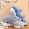 Hot Selling Animal Plush Shark Bed Pillow Comfort Throw Cushion PP Cotton Filling Perfect Companionship Gift Super Soft Plush