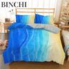 Seaside Beach 3D Duvet Cover Bedding Set Comforter Linen Pillowcases Quilt Cover Home Decor Single Double Twin King Queen