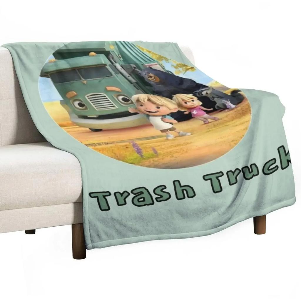Trash Truck Netflix animation movie Throw Blanket Decorative Sofa sofa bed Blankets