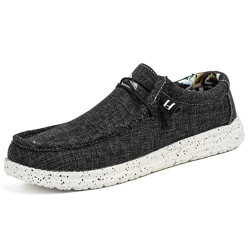 Scarpe Casual da Uomo in Denim e Tela da Esterno Scarpe Vulcanizzate Moda Stile Lusso Designer Traspiranti Sneakers Mocassini da Uomo 2024