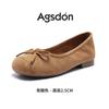 Augustine Retro Mary Jane Women's Shoes 2025 New Summer French Shallow Mouth Single Shoes Low Heel Ballet Small Leather Shoes