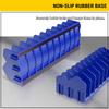 Plier Organizer Rack 10-Slot Tool Organizer with Non-Slip Rubber Base Tool Drawer Toolbox Storage Workshop Accessories