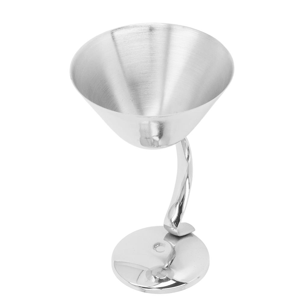 150ml Edelstahl Martini Cocktailglas Kupferbeschichtetes Metall Weinglas Barzubehör Edelstahlfarbe