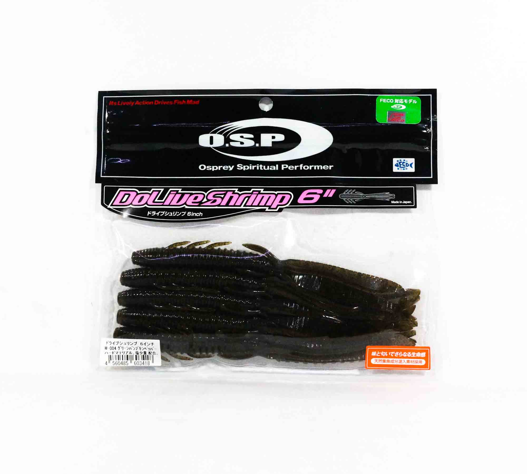 

OSP Soft Lure Dolive Shrimp 6 Inches W-004 (3418)