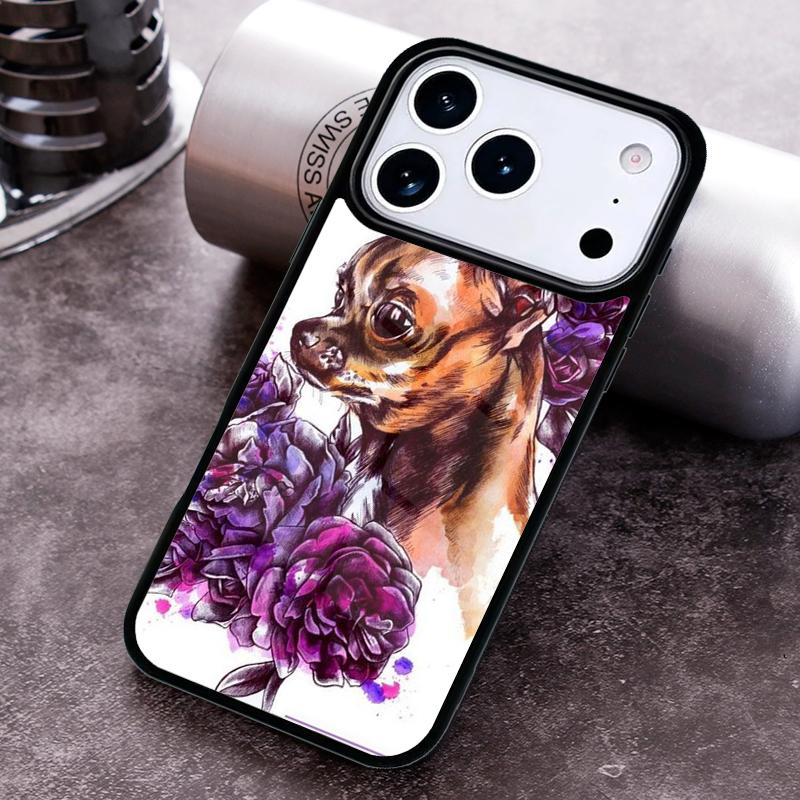 Chihuahua Dog Cute Animal Phone Case For iPhone 17 16 15 14 13 12 11 Pro Max Plus 17Air Soft Silicone Cover