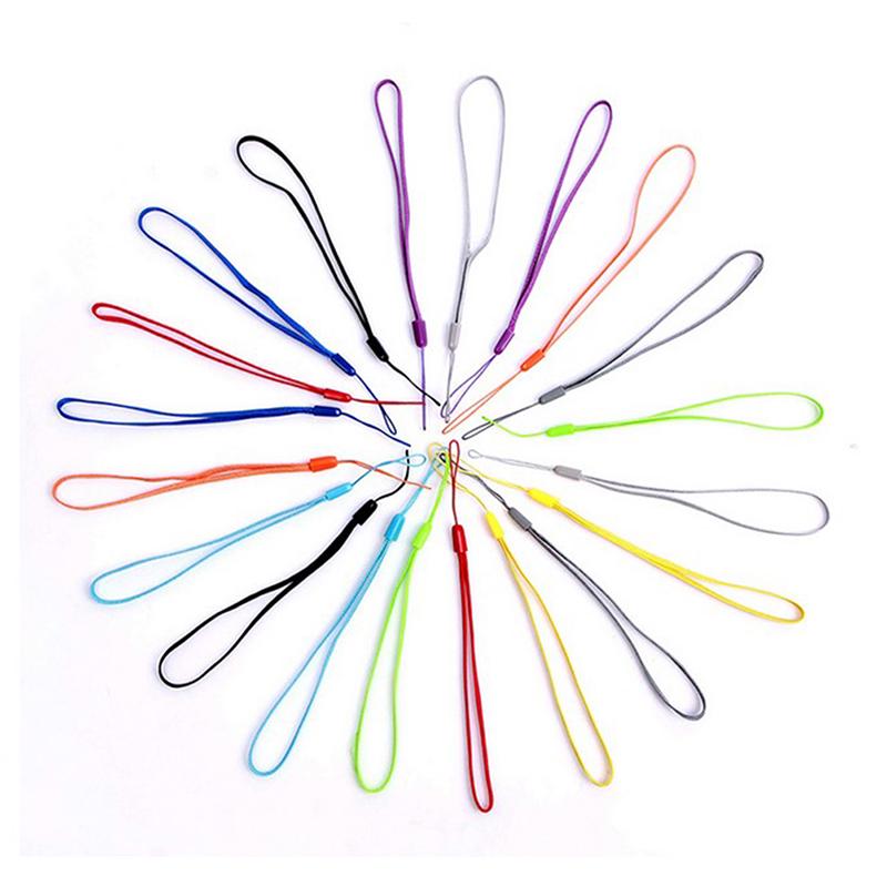 10Pcs Nylon Hand Wrist Phone Lanyard Strap For Camera Usb Flash Drive Key Holder