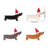 Festive Cartoon Dog Christmas Ornament for Kids Safe Holiday Home Decoration Lightweight Pet Friendly Hanging Accessory