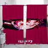 Window Kitchen Curtains for Living Room 2 Pieces Blackout Curtains Door Curtain D-demon S-slayer Bedroom Decoration Partition