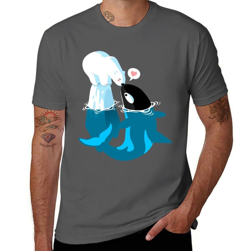 Whale bear TShirt Moisture Wicking Athletic TShirt