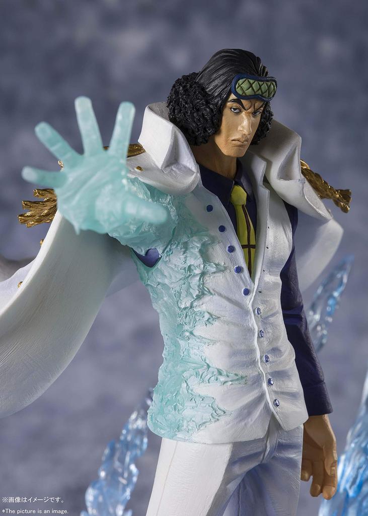TAMASHII NATIONS Figuarts ZERO ONE PIECE Great Kuzan Aokiji Approximately 200mm PVC ABS Painted Complete Figure "Three Generals" - - &