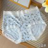 Sweet Floral Lace Trim Panties for Girls: Comfortable, Breathable, Skin-Friendly, Mid-Rise Briefs with Extended Crotch