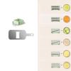 Shredder Household Kitchen Manual Vegetable Cutting Artifact Multifunctional Transparent Fruit Cucumber Potato Slicing Planer Shredder