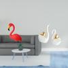 Flamingo Swan Garden Figurine Sculpture Ornament for Holiday Art Crafts Couple Decor Tabletop