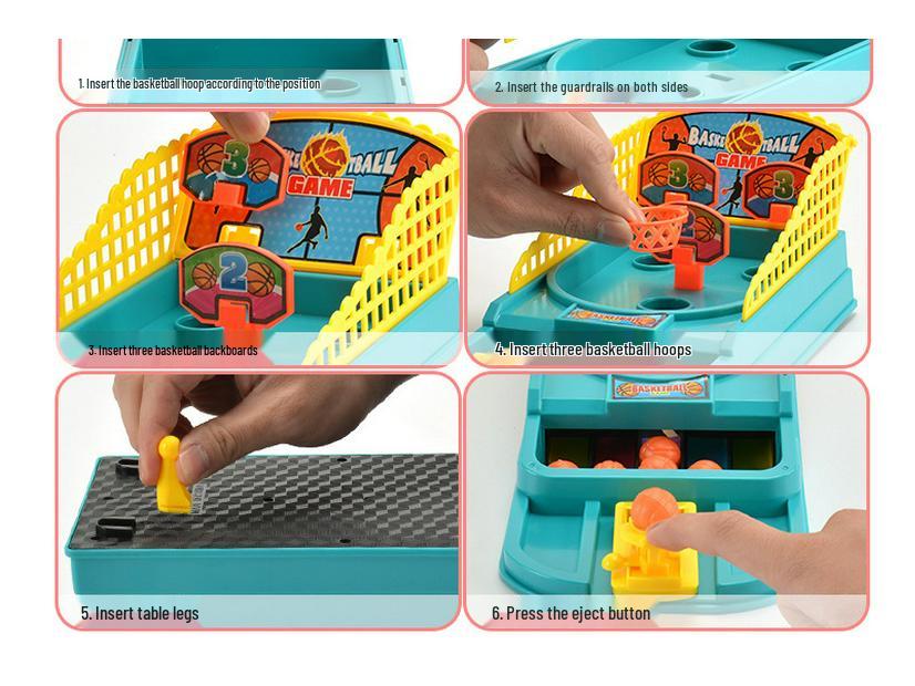 Mini Basketball Table Game: Double Player Shooting & Parent-Child Interaction