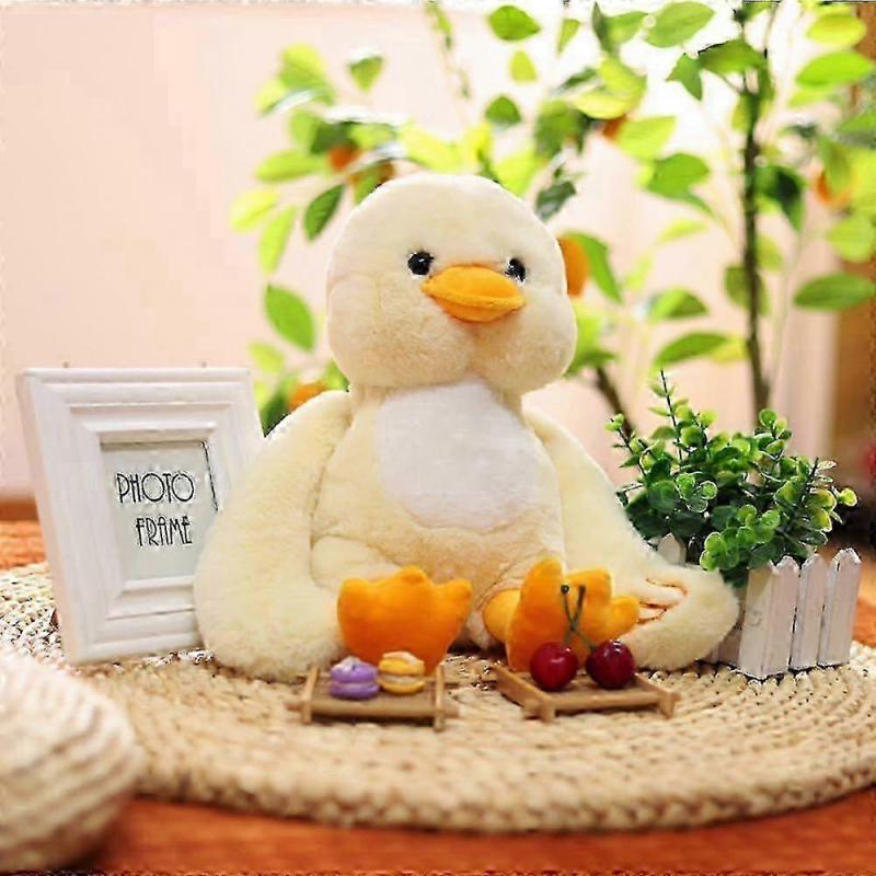 Soft Stuffed Animal Duck,Cute Duck Plush Toy Covers the Eyes and is Suitable for Playing Peek-a-Boo,Hide-and-Seek Soft Duck