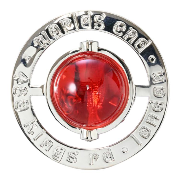 Vivienne Westwood Giant Orb Limited Edition Saturn Transparent Giant Ball Necklace Unisex necklace Red 6302034202P182CN001