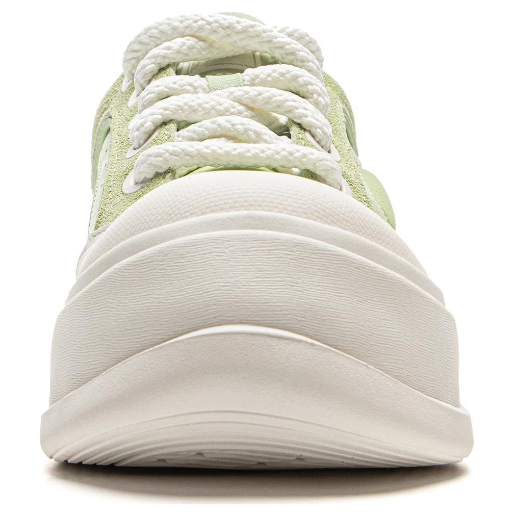 Li Ning Honey Thick Sole Height Increasing Big Toe Shoes Classic Comfortable Trendy Non Slip Wear Resistant Low Top Skate Shoes AGCV096-4