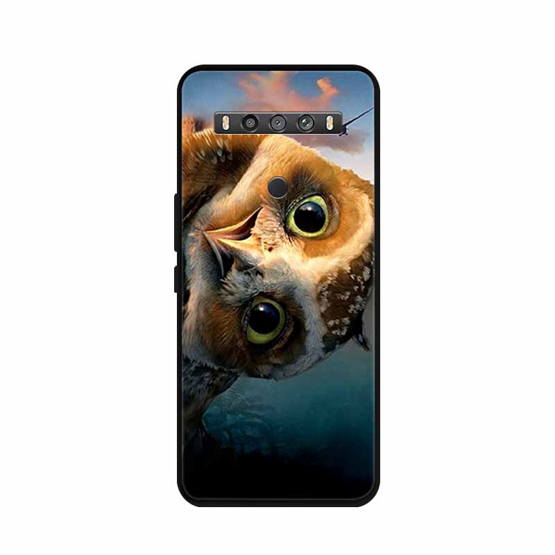 For TCL 10 5G UW Case Animals Silicone TPU Soft Cover Phone Coque For TCL 10 SE TCL10 5G UW Capa Shockproof Cartoon Wolf Funda