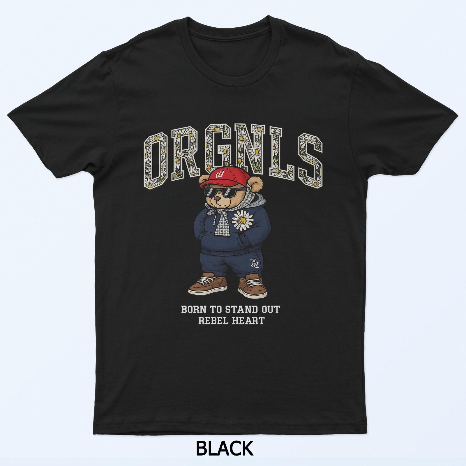 

ORIGINALS Rebel Heart Bear Daisy Unisex T-Shirt L