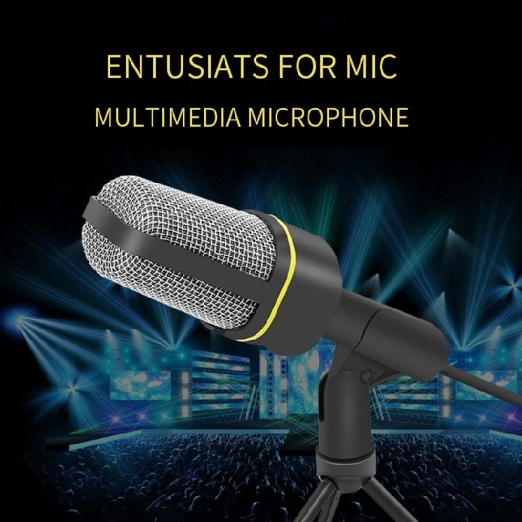 SF920 Omnidirectional Microphone Gaming Condenser Microphone with Holder Stand
