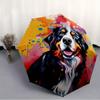 Bernese Mountain Dog Umbrella - Automatic Open/Close, Heavy-Duty Iron Frame & Lightweight, with Vibrant Bernese Mountain Dog D